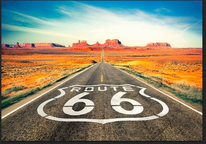 La mythique route 66 symbolise le reve americain