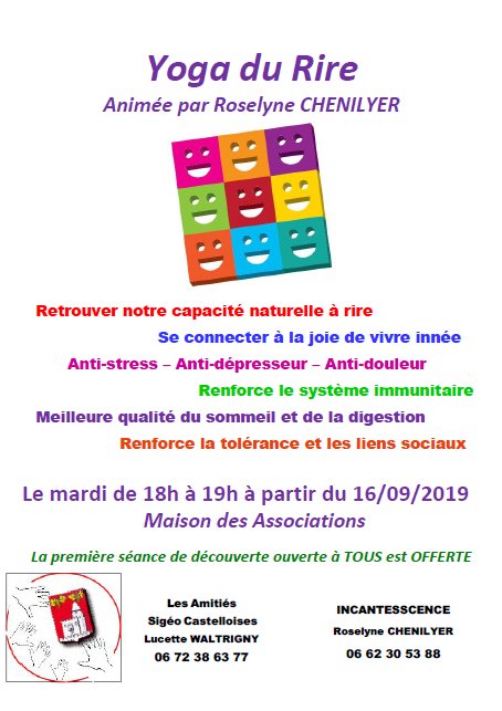 Image yoga rire