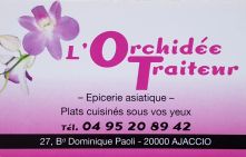 Logo traiteur l orchidee