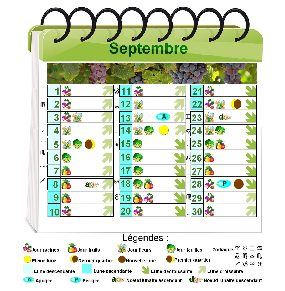 Capture calendrier septembre