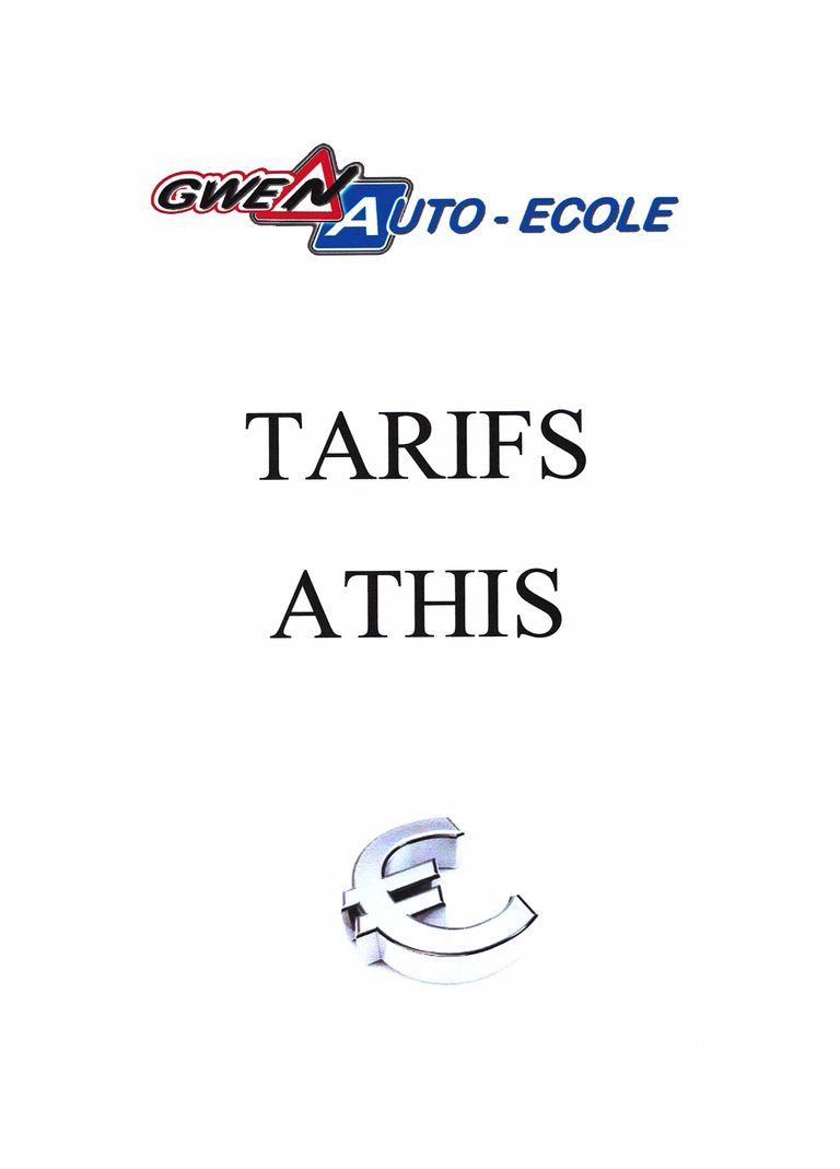 Page de garde tarifs Athis