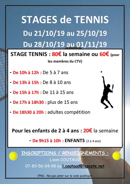 Affiche stage tennis toussaint 2019 A4 p001