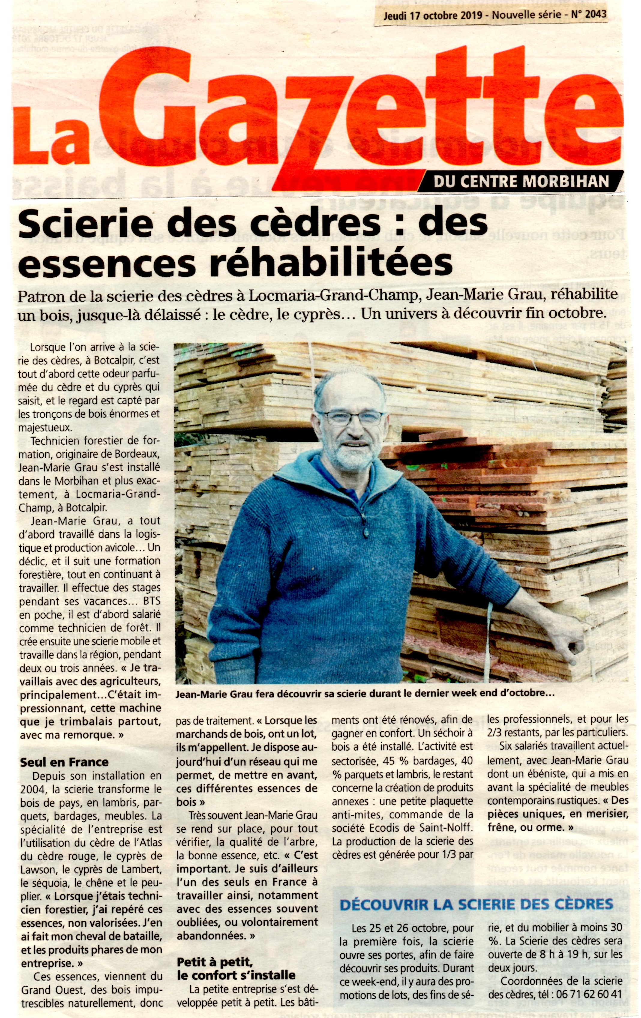Portes ouvertes 2019 gazette