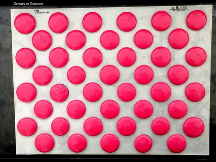 Macarons framboise 3fb