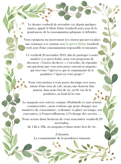 Green Friday