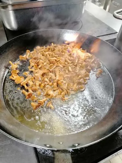 Cuisson champignon