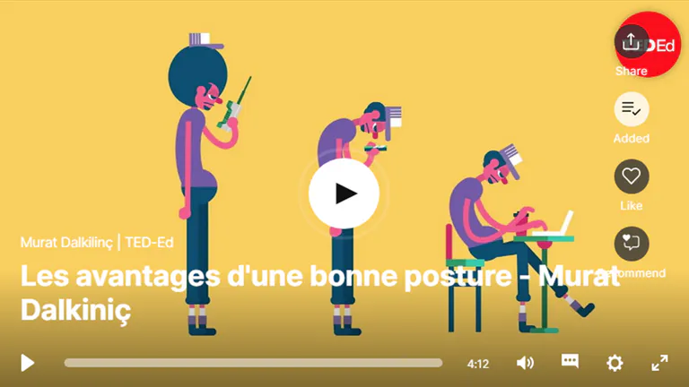 Les avantages d'une bonne posture