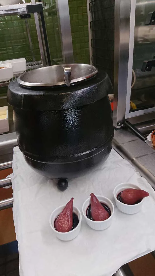 Montagne poire vin chaud