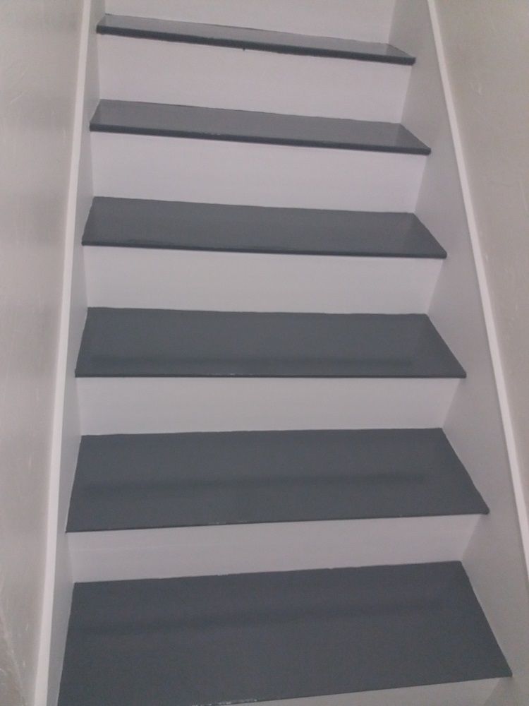 Sangare peinture escalier gris
