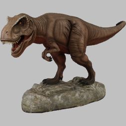   Tyrannosaure sur rocher L 320 x l 110 x h 180 cm