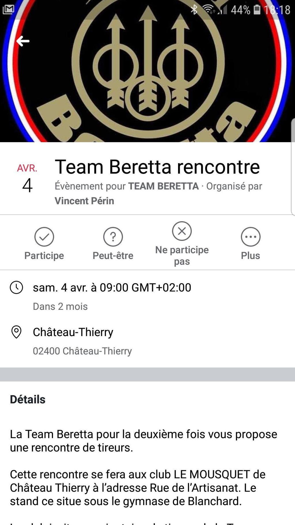 Team Beretta rencontre