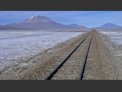 L horizon sur les rails