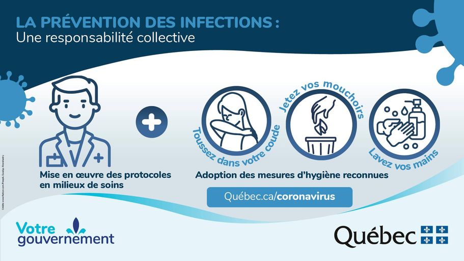 Infographie coronavirus infections