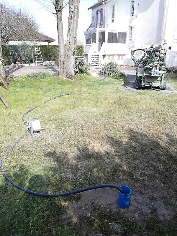 Forage eau essai injection