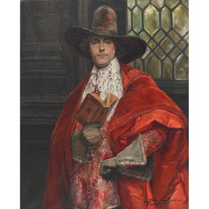 Alex de andreis the cavalier in red