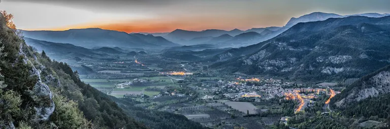 Panorama via ferrata nuit