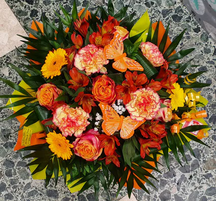 Bouquet orange 35
