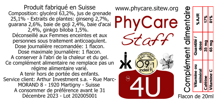 PhyCare 4G Staff Boite Etiq 03