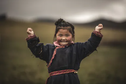 Petite en mongolie
