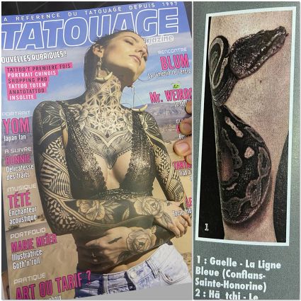 Article magazine tatouages