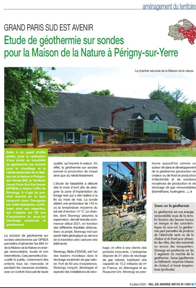 Géothermie sur sondes