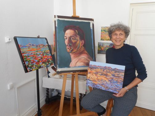 Marion Carrier Desport, Artiste peintre à Villeneuve-sur-Lot (France).