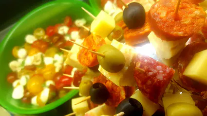 Brochettes aperitives