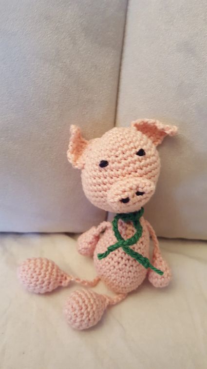 Crochet cochon