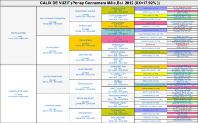 Pedigree calix de vuzit