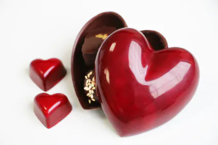 Moulage coeur rouge2