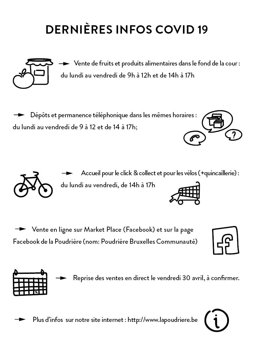 HORAIRES "COVID" BXL