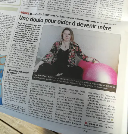 Une Doula à Riom