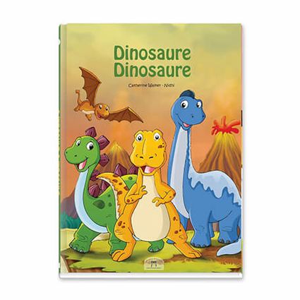 Livre personnalise enfant dinosaure cadeauunique