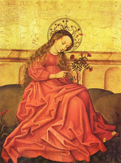 Vierge au jardinet- Maitre rhenan anonyme- Musee de l-Oeuvre Notre-Dame