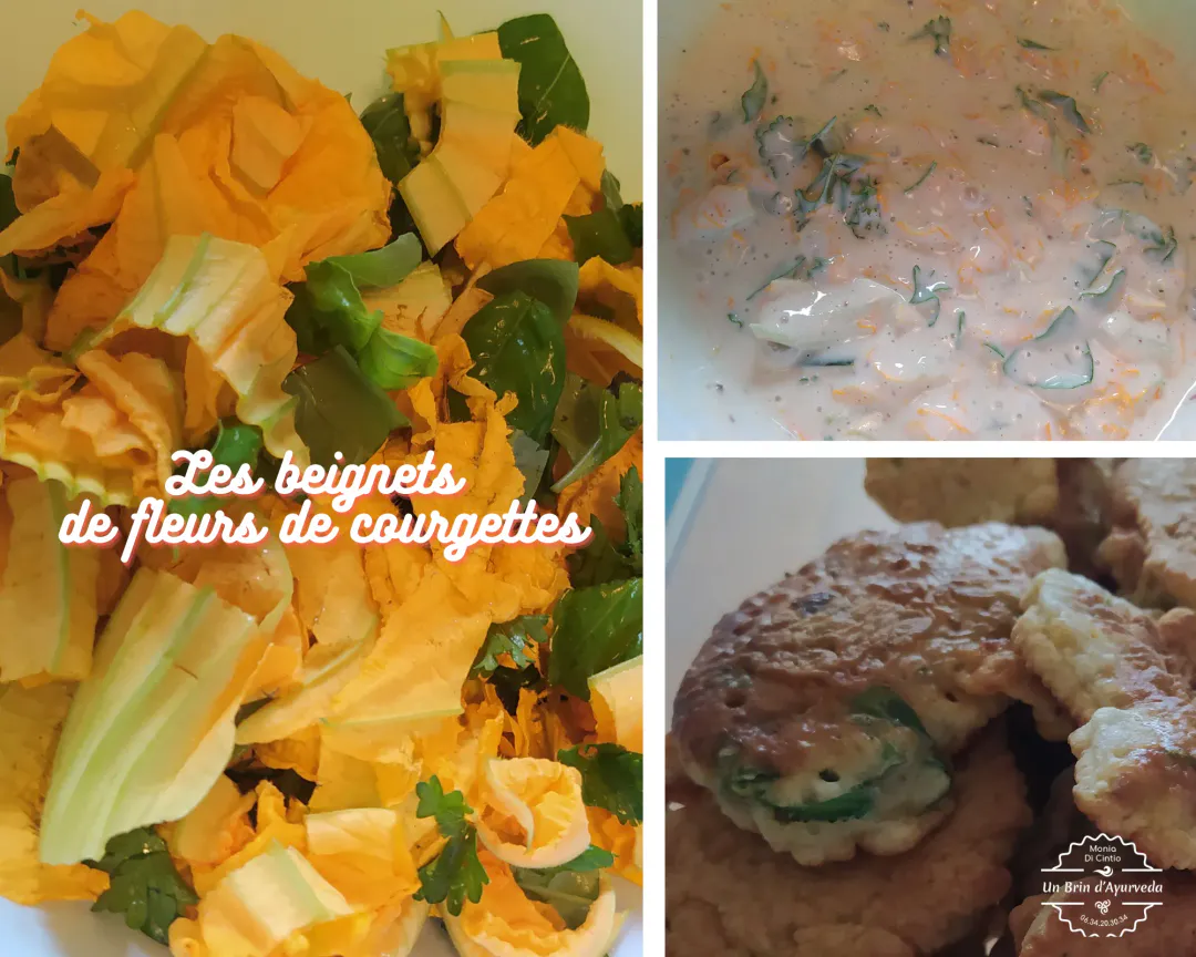 Les beignets de fleurs de Courgettes