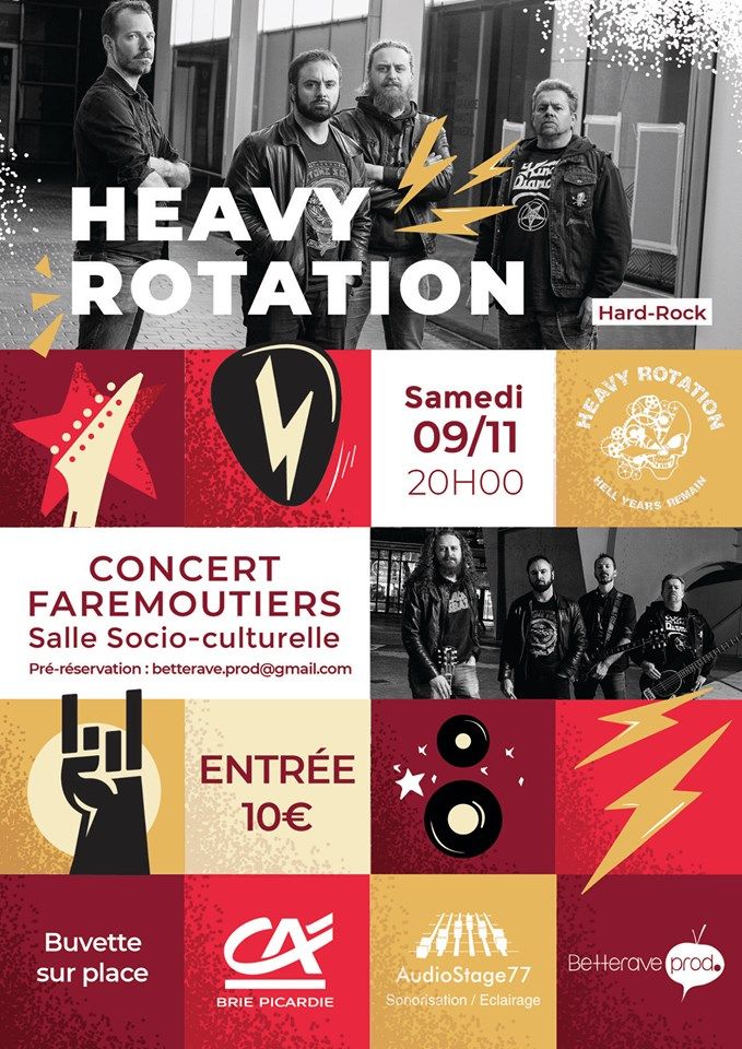 Concert heavy rotation affiche fb