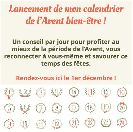 Calendrier de l'Avent Bien-être