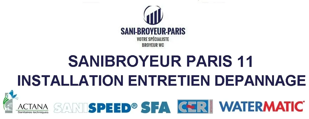 Sanibroyeur Paris 11