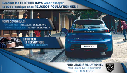 Bat peugeot foulayronnes n 205