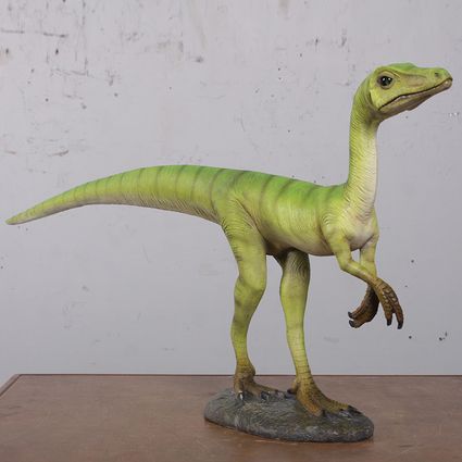 Compsognathus life size statue