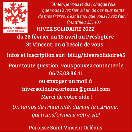 Hiver solidaire site