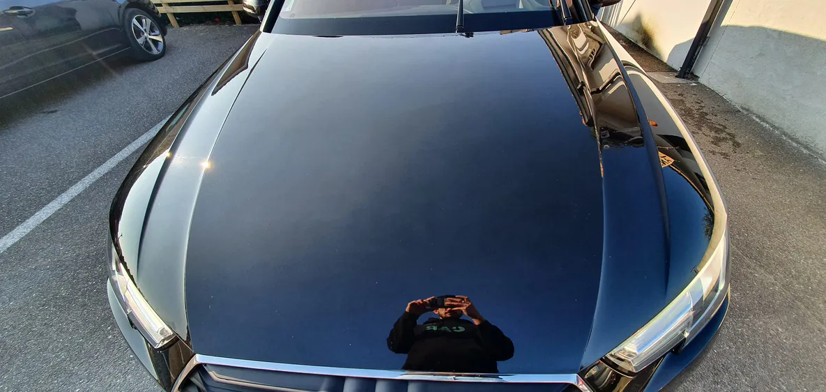 polissage detailing audi a4 traitement céramique gyeon