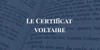 Le Certificat Voltaire