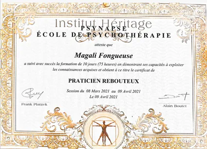 Diplome rebouteux
