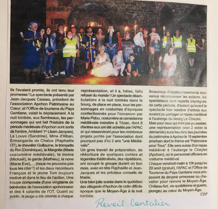 Article nuits aux flambeaux