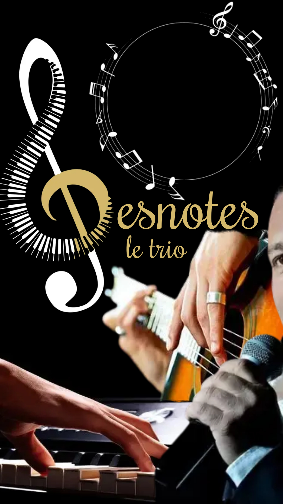 Denotes trio