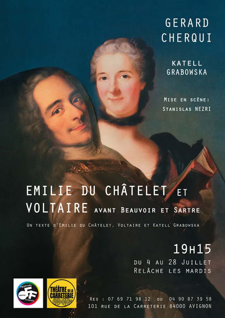 Emilie du chatelet et voltaire avant b et s
