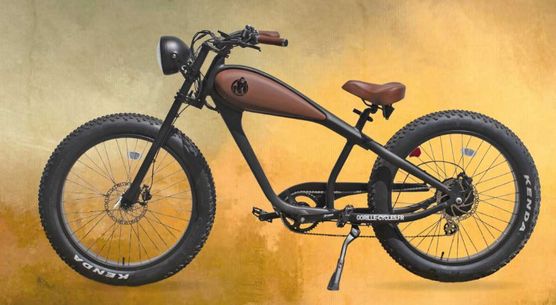 Gorille cycles VTT Fat Bike électrique Athlète Rétro Baby Lady Mâle Tricycle Capebreton Christophe Yvars beach cruiser californien 250 500 750 1000 W moteur central moyeu Moteur Bafang M600 500W 120Nm aventure voyage sable neige boue montagne chemin single compétition rallye raid extrême puissance maniabilité robuste design modèle moto