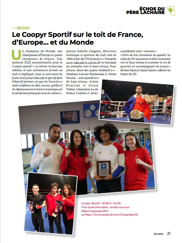 Article coopyr paris 20