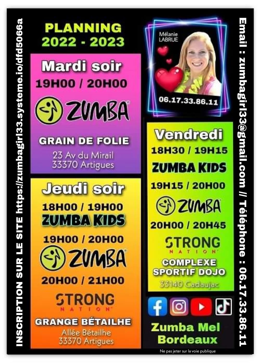 Zumba-planning-2023